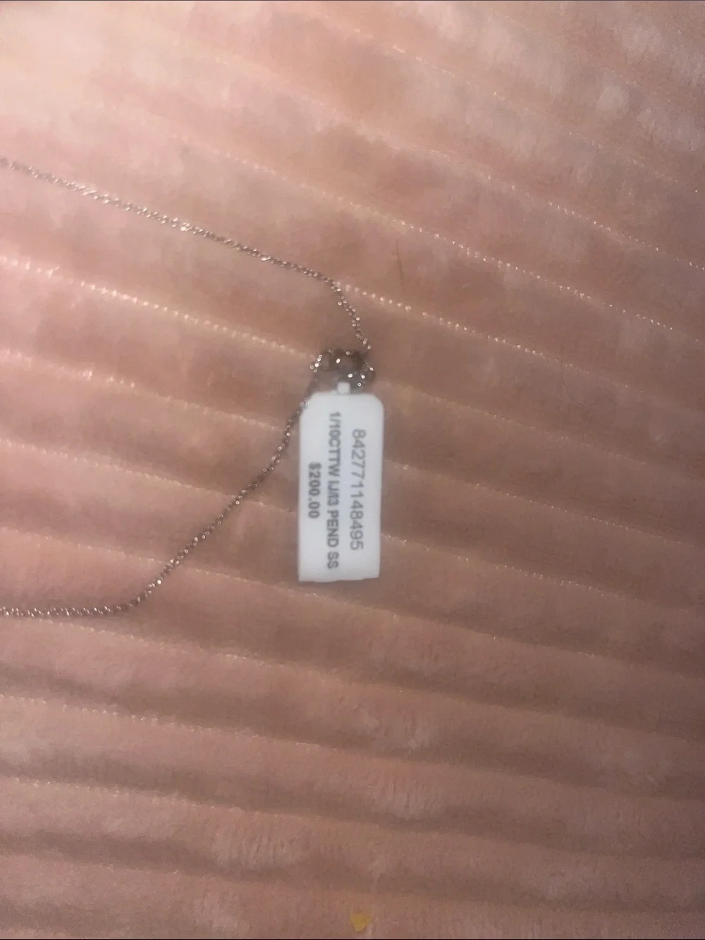 Pandora Sterling Silver Pendant Necklace with Sparkling Charm